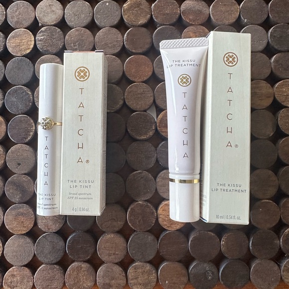 Tatcha Other - Tatcha NIB 2-pc Kissu set: The Lip Treatment; The Lip Tint in plum blossom